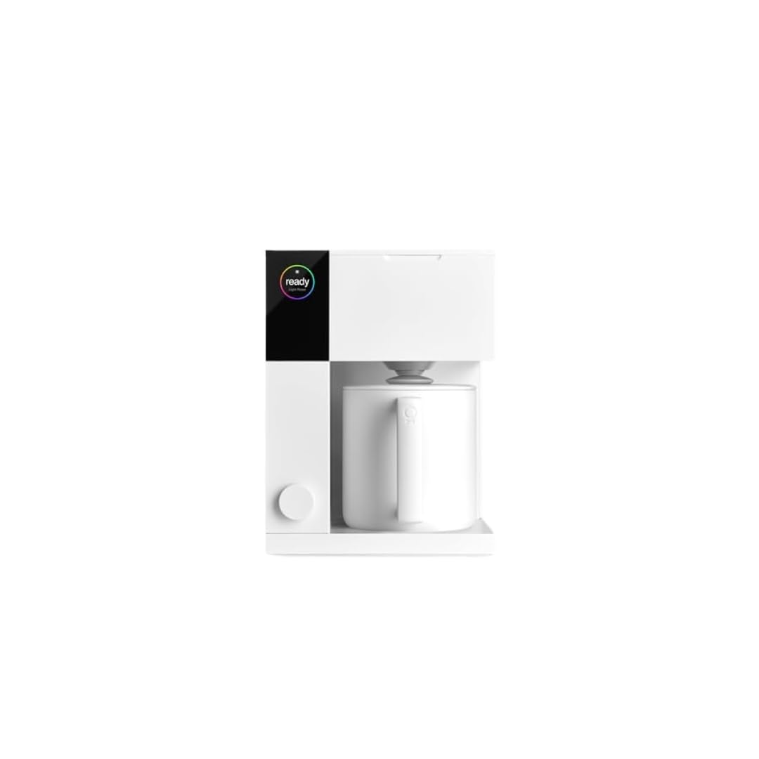 Fellow Aiden Precision Drip Coffee Maker, Thermal Carafe, Perfect Temperature Control, Bloom Cycle, Single Serve to 10 Cup Capacity, Malted Chocolate