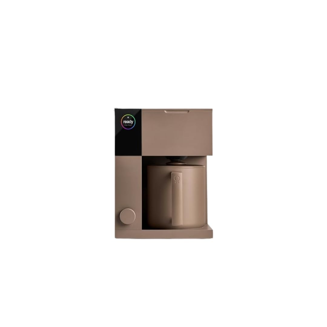 Fellow Aiden Precision Drip Coffee Maker, Thermal Carafe, Perfect Temperature Control, Bloom Cycle, Single Serve to 10 Cup Capacity, Malted Chocolate