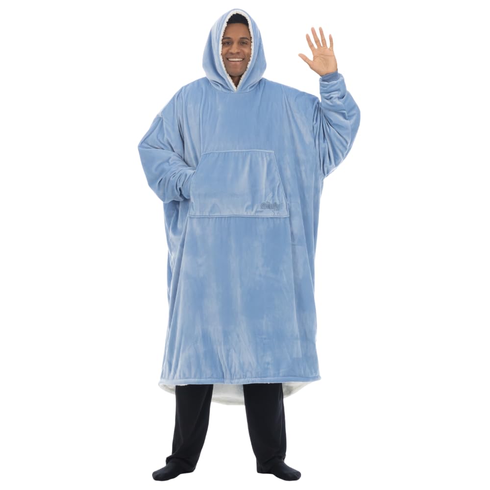 THE COMFY Original | From Shark Tank | Patented | Oversized Sherpa Wearable Blanket Hoodie| Gift for Women & Men | One Size