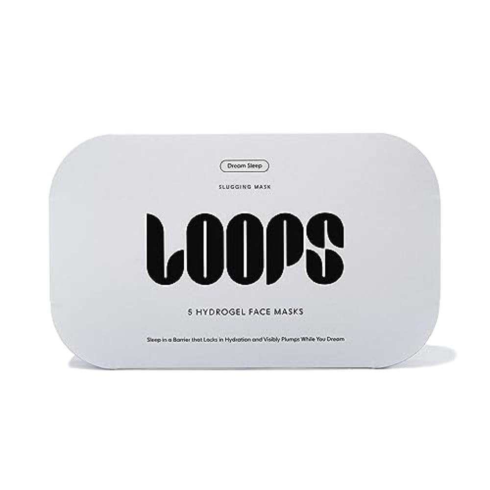LOOPS DOUBLE TAKE - Glow Korean Hydrogel Face Masks - Calms and Soothes Skin - Refine Pores and Smooth for a Flawless Face - Hydrating Skin Mask Face Mask Leaves You Refreshed and Loumonus 5pc