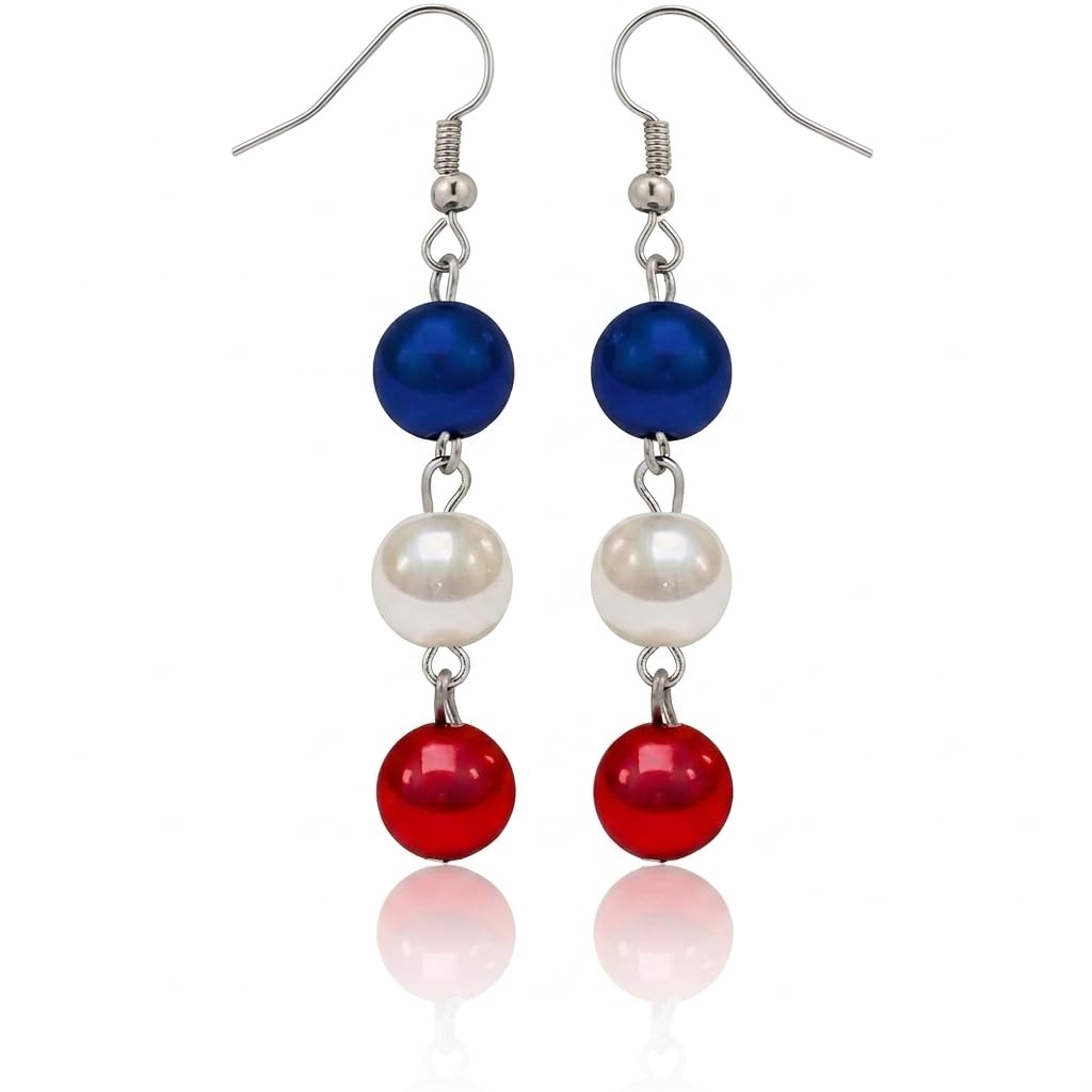 Halloween, Christmas, 4th of July Patriotic Earrings, Holiday Earrings Independence Day Stud Dangle Drop Earrings Hook Fashion Jewelry Gift for Women
