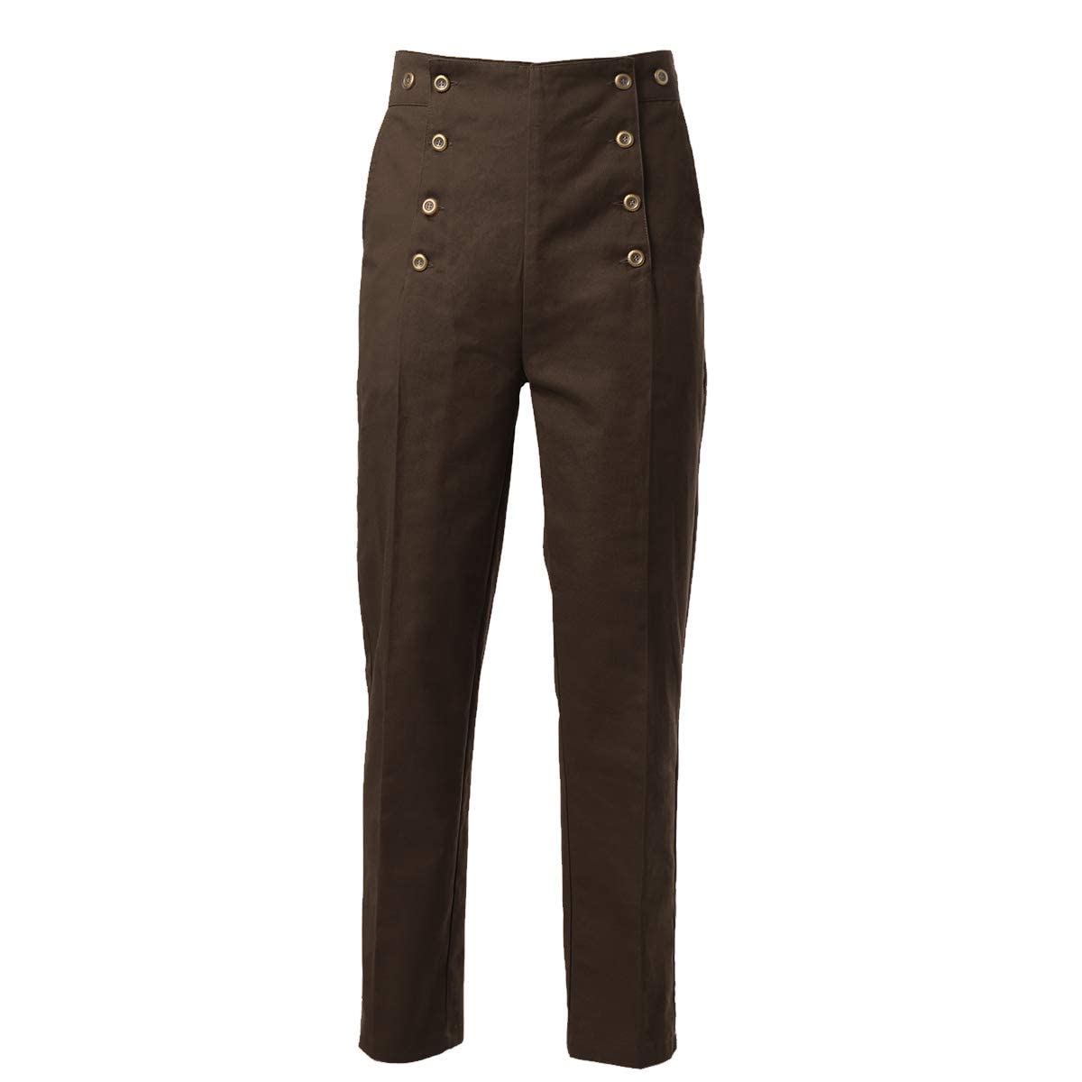 BPURB Mens Victorian Pants Cosplay Costume Steampunk Gothic Pants Trousers