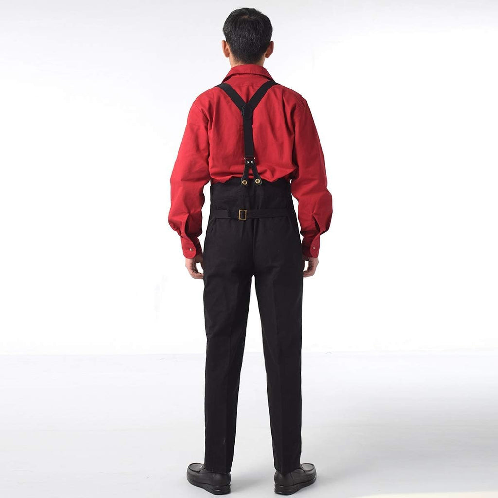 BPURB Mens Victorian Pants Cosplay Costume Steampunk Gothic Pants Trousers