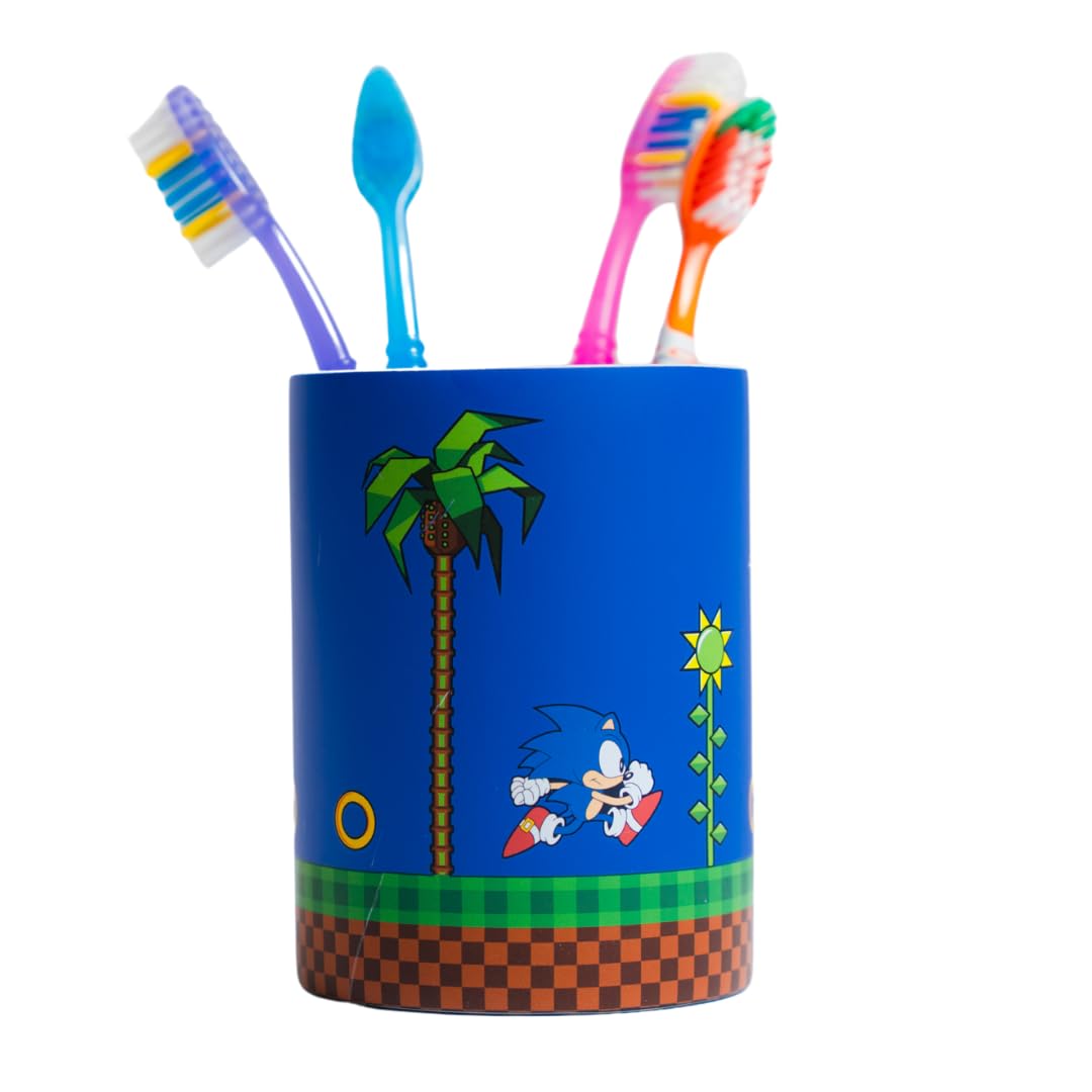 Dr. Seuss The Grinch Holiday Christmas Toothbrush Holder - Makeup Brushes/Pens Tumbler, (Officially Licensed Product) by Franco