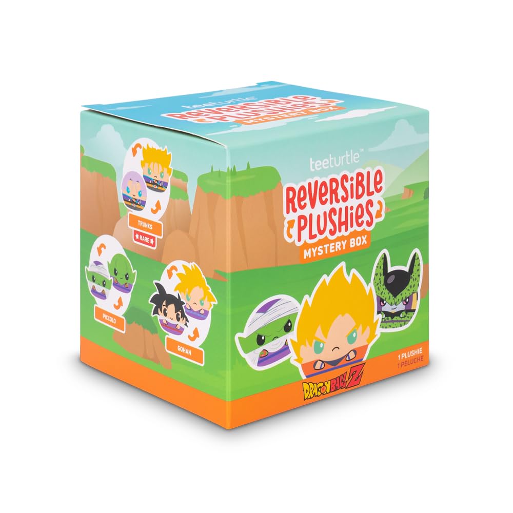 TeeTurtle Spooky Surprise Series Reversible Plushie Mystery Box - 3-Inch Mini Two-Sided Blind Box Plush with Embroidered Details - Cute Collectible Halloween Toy for Kids, Teens, and Adults
