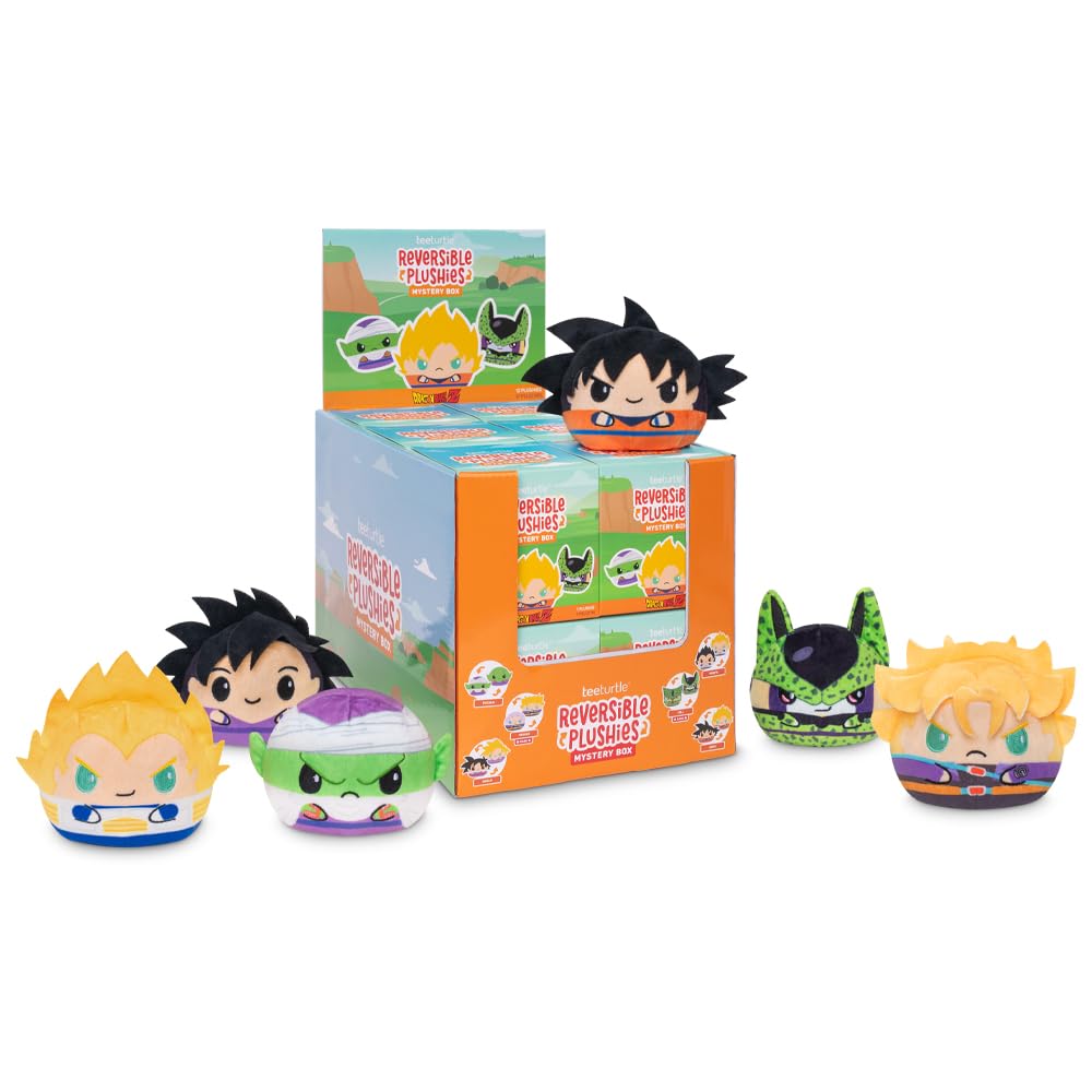TeeTurtle Spooky Surprise Series Reversible Plushie Mystery Box - 3-Inch Mini Two-Sided Blind Box Plush with Embroidered Details - Cute Collectible Halloween Toy for Kids, Teens, and Adults