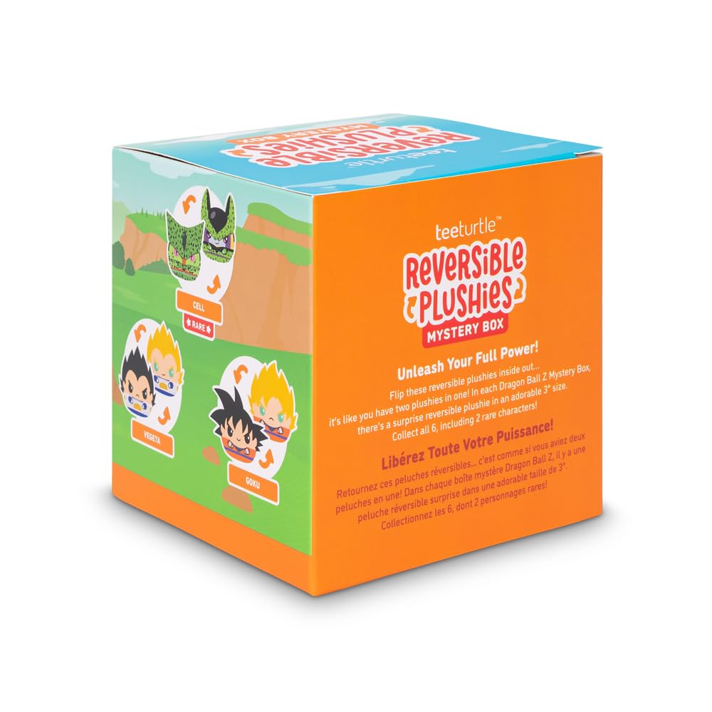 TeeTurtle Spooky Surprise Series Reversible Plushie Mystery Box - 3-Inch Mini Two-Sided Blind Box Plush with Embroidered Details - Cute Collectible Halloween Toy for Kids, Teens, and Adults
