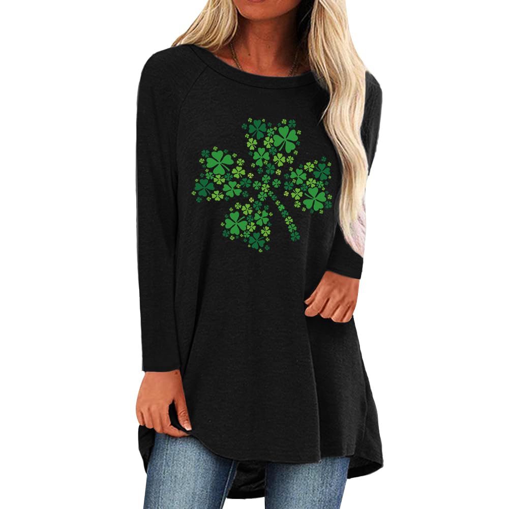 Womens Long Tunics or Tops to Wear with Leggings Short/Long Sleeve Blouses Shirts