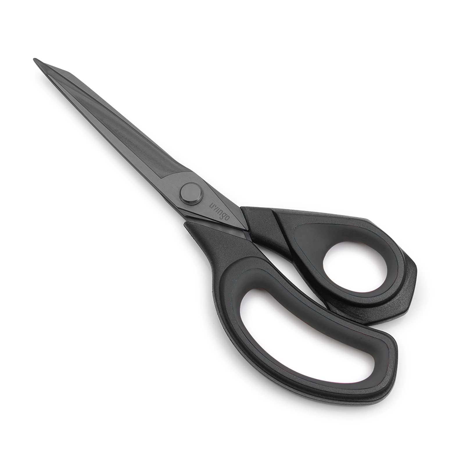 LIVINGO Premium Tailor Scissors Heavy Duty Multi-Purpose Titanium Coating Forged Stainless Steel Sewing Fabric Leather Dressmaking Comfort Grip Shears Professional Crafting (9.5 INCH)