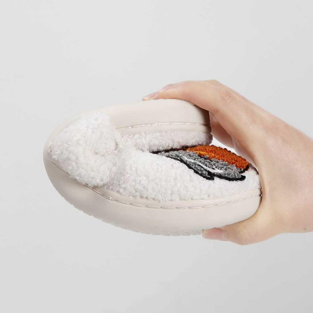 Cute Animal Slippers for Women Men Winter Fluffy Warm House Slippers Soft Plush Indoor outdoor Shoes