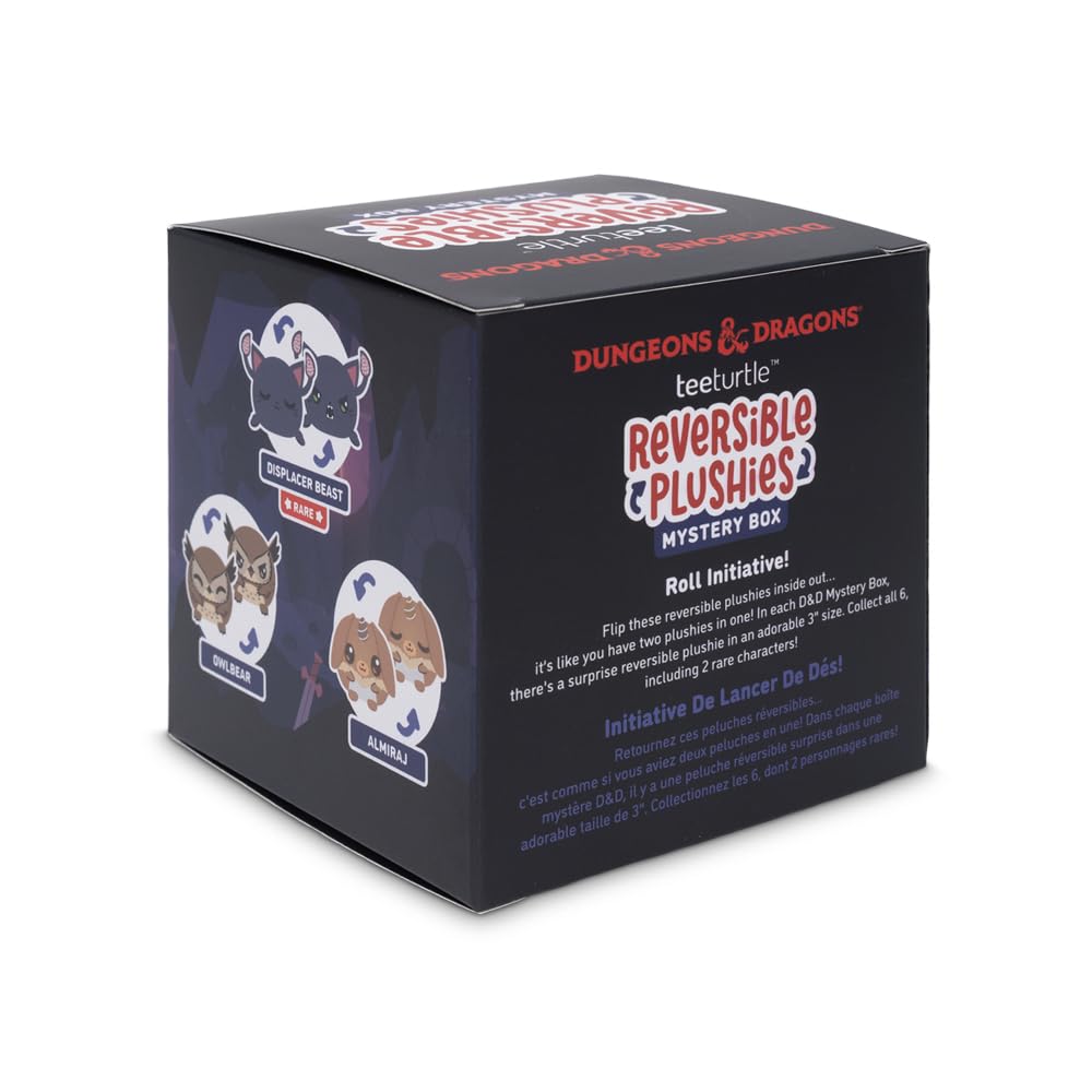 TeeTurtle Spooky Surprise Series Reversible Plushie Mystery Box - 3-Inch Mini Two-Sided Blind Box Plush with Embroidered Details - Cute Collectible Halloween Toy for Kids, Teens, and Adults