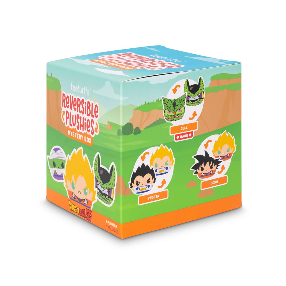TeeTurtle Spooky Surprise Series Reversible Plushie Mystery Box - 3-Inch Mini Two-Sided Blind Box Plush with Embroidered Details - Cute Collectible Halloween Toy for Kids, Teens, and Adults