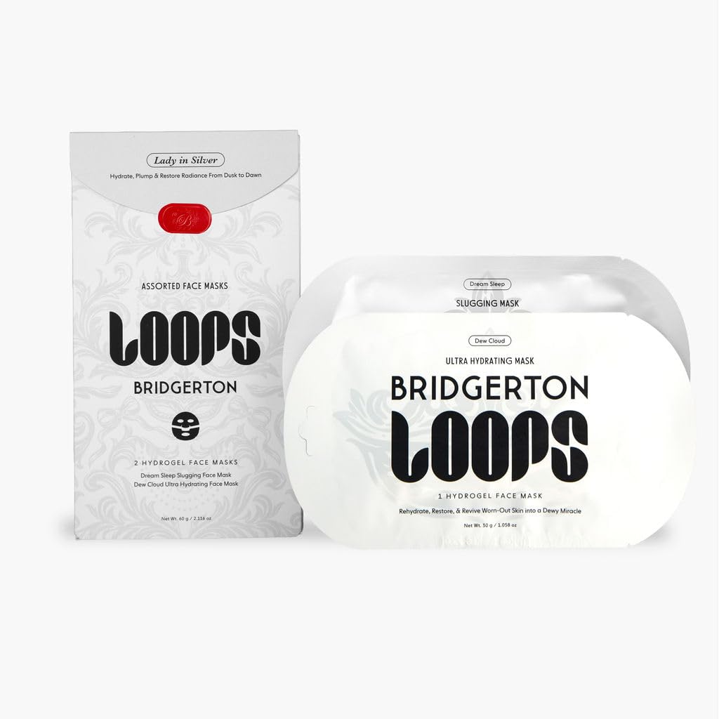 LOOPS DOUBLE TAKE - Glow Korean Hydrogel Face Masks - Calms and Soothes Skin - Refine Pores and Smooth for a Flawless Face - Hydrating Skin Mask Face Mask Leaves You Refreshed and Loumonus 5pc