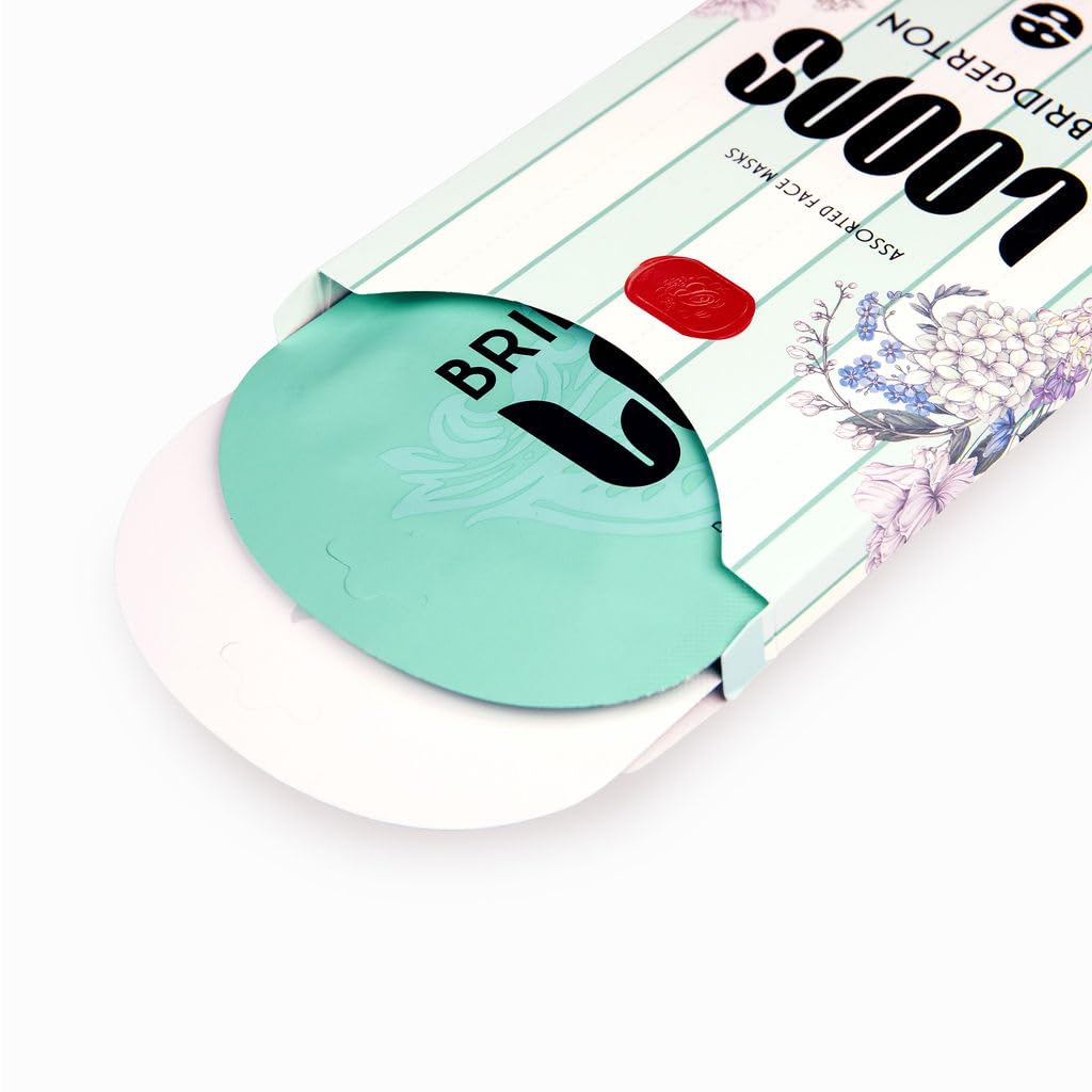 LOOPS DOUBLE TAKE - Glow Korean Hydrogel Face Masks - Calms and Soothes Skin - Refine Pores and Smooth for a Flawless Face - Hydrating Skin Mask Face Mask Leaves You Refreshed and Loumonus 5pc
