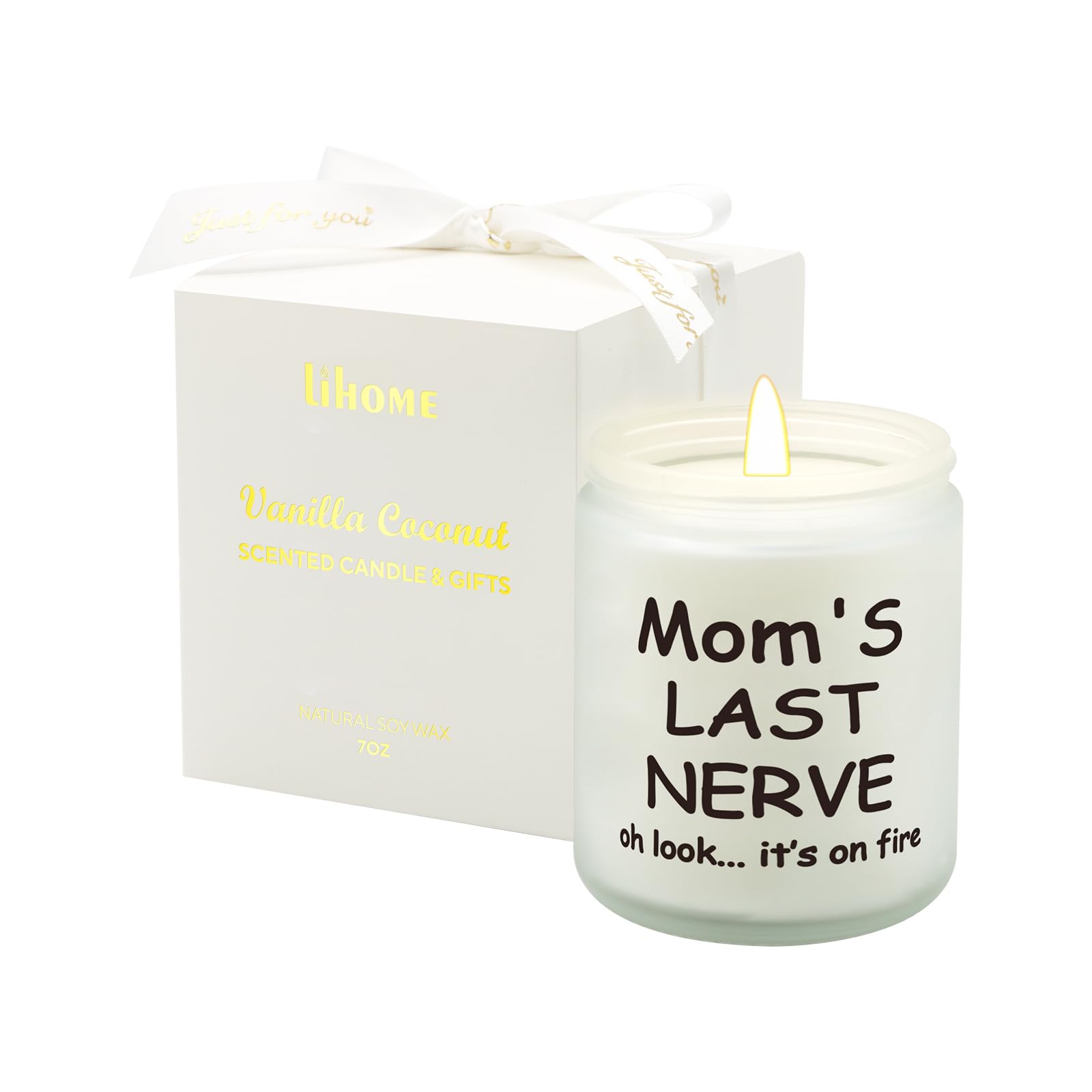Christmas Candles - Christmas Gifts for Women, Aromatherapy Candle for Home Scented, Natural Soy Wax Vanilla Scented Candles