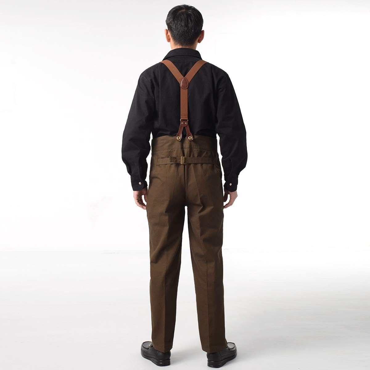 BPURB Mens Victorian Pants Cosplay Costume Steampunk Gothic Pants Trousers