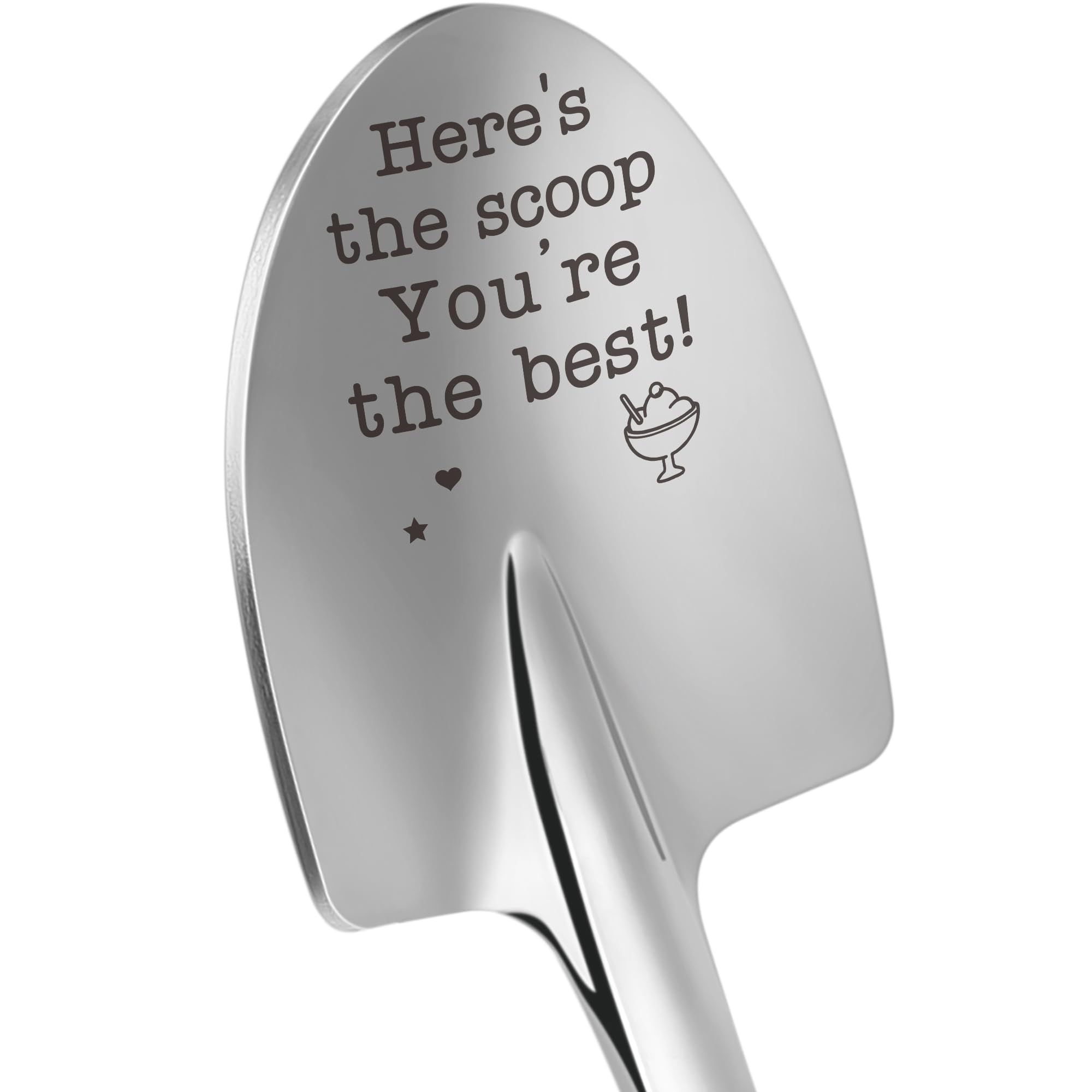Funny Gifts for Mom Mothers Day - Mom Mother's Day Birthday Gifts from Daughter Son Kids Mom's Ice Cream Shovel Spoon Scoop Gift for Mother-in-law Mama Mommy Anniversary Present Ideas Kitchen Gadgets