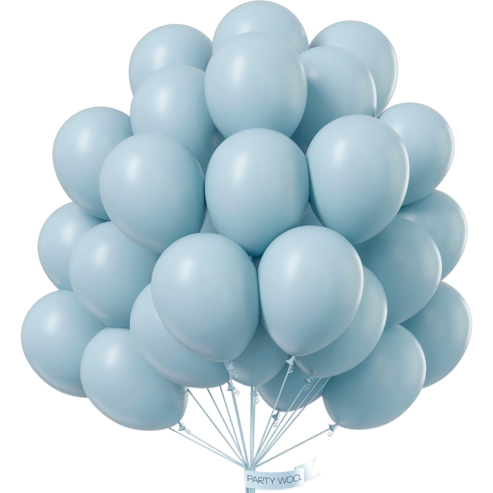 PartyWoo Metallic Green Balloons 50pcs 12 Inch Metallic Apple Green Latex Helium Balloons for Graduation Spring Forest Summer Wedding Engagement Baby Shower Birthday Party Decorations Green-G121