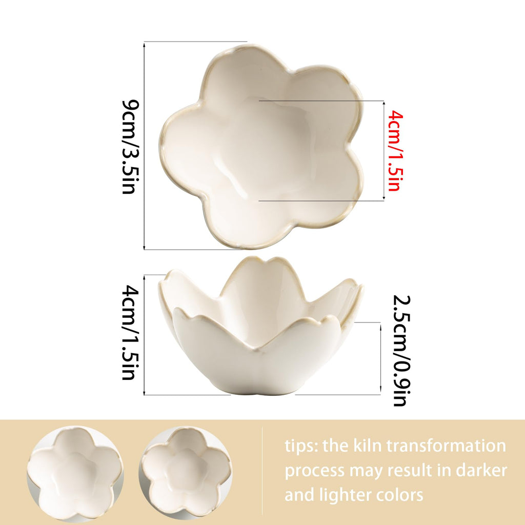 Flower Ring Holder Dish, Ceramic Jewelry Tray Dish, Small Trinket Dish, Jewelry Plate Bowl, Cute Jewlery Ring Holder Dish, Aesthetic Room Decor, Christmas Birthday Gifts for Women, 1 pack (blue)
