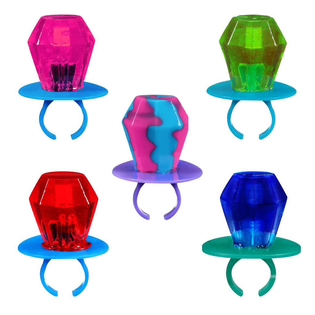 Ring Pop Lollipops - Bulk Candy Individually Wrapped Suckers Variety Party Pack- 50 Count w/Assorted Flavors - Hard Candy for Party Favors, Kids & Goodie Bags, 25 Ounce