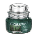Village Candle Christmas Tree Large Glass Apothecary Jar Scented Candle, (26oz), Green