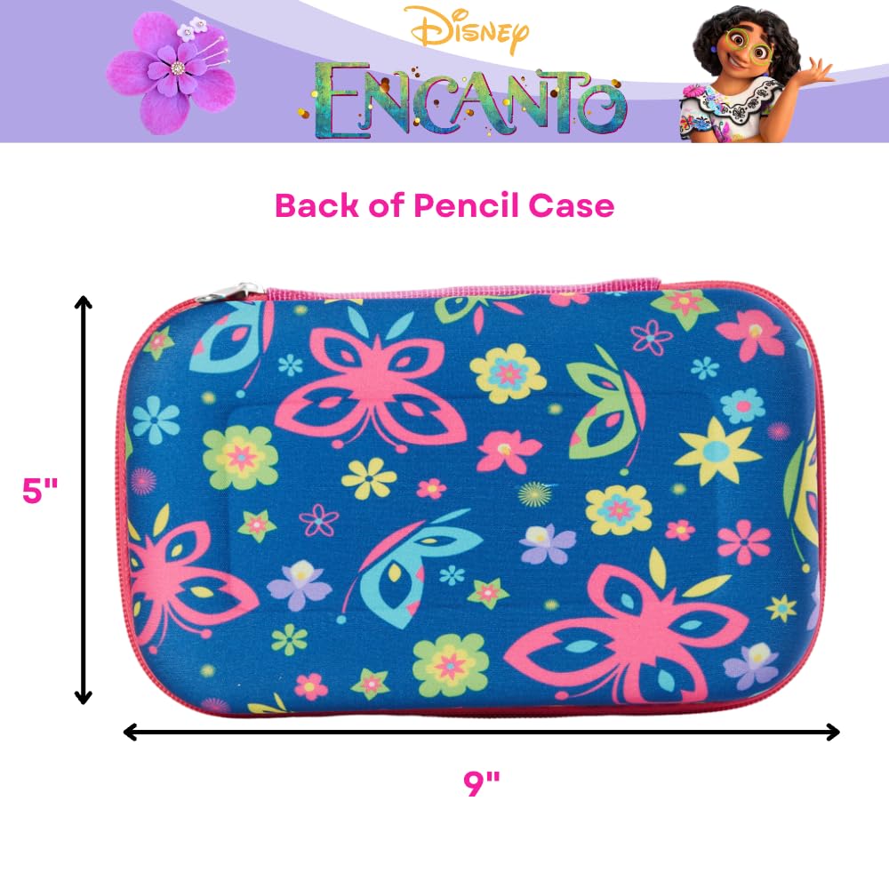 Innovative Designs Barbie Pencil Case Set with Stickers and Gel Pens for Kids, Molded with Zip Closure, Pink