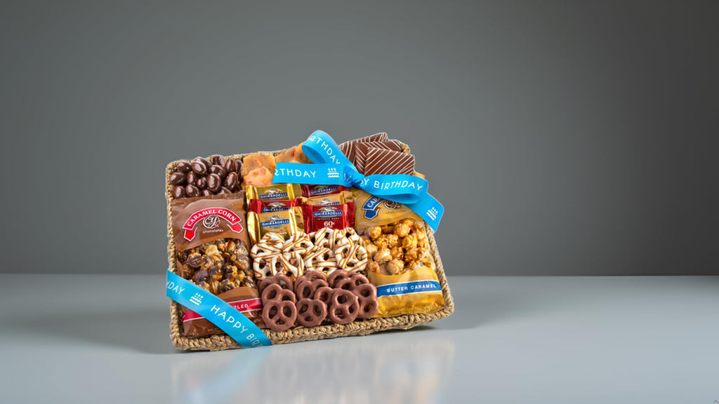 A Gift Inside Chocolate, Caramel and Crunch Grand Gift Basket