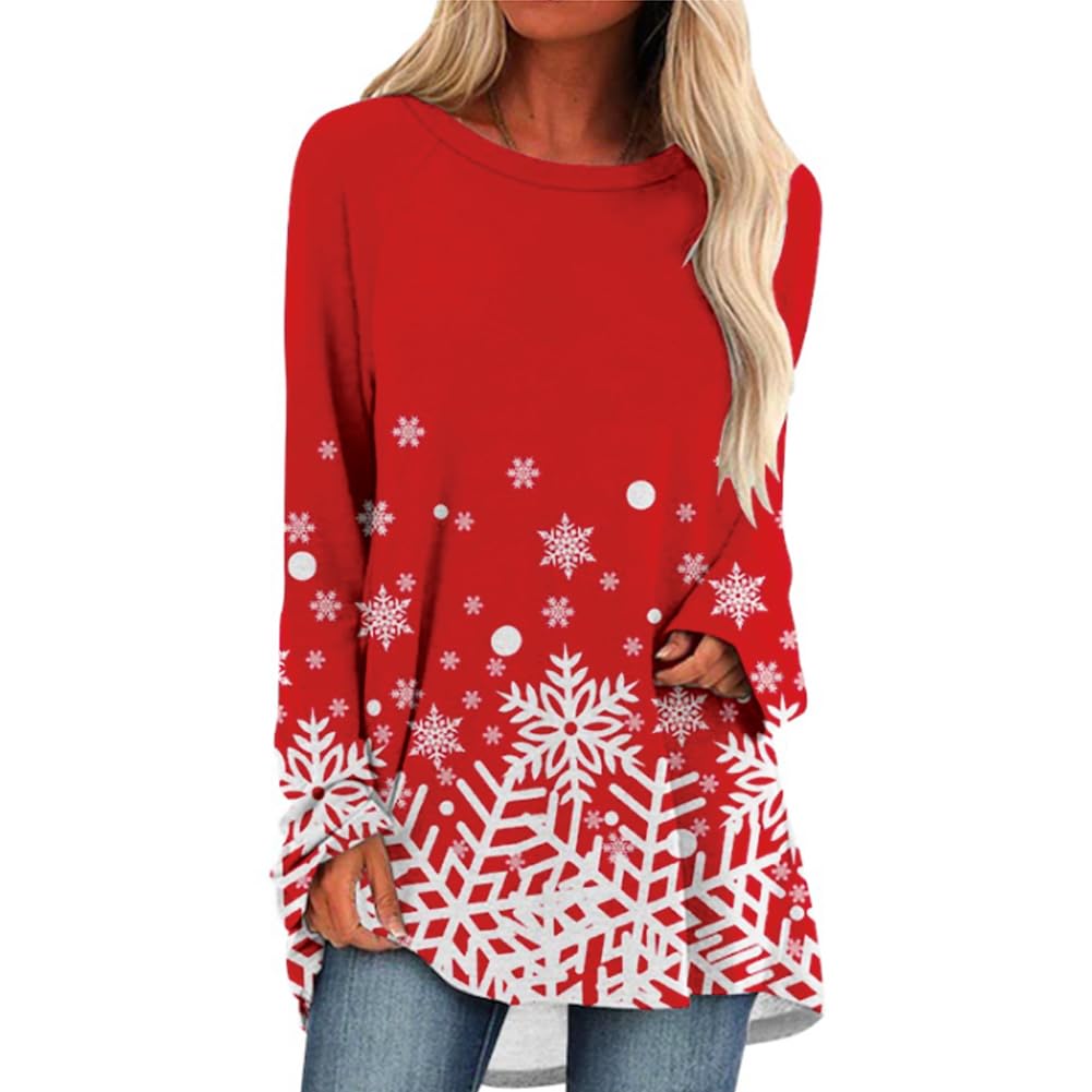 Womens Long Tunics or Tops to Wear with Leggings Short/Long Sleeve Blouses Shirts