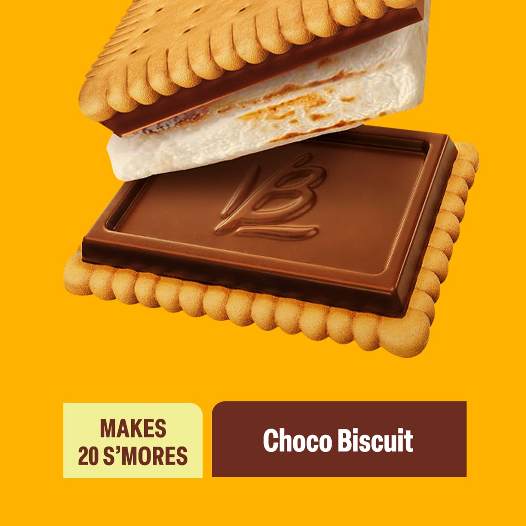 Bauducco Choco Biscuit Cookies Gift Tin – Crispy Chocolate-Covered Biscuits, Individually Wrapped for Snacking, Sharing, or Holiday Gifting, 5.7 oz (Pack of 9)