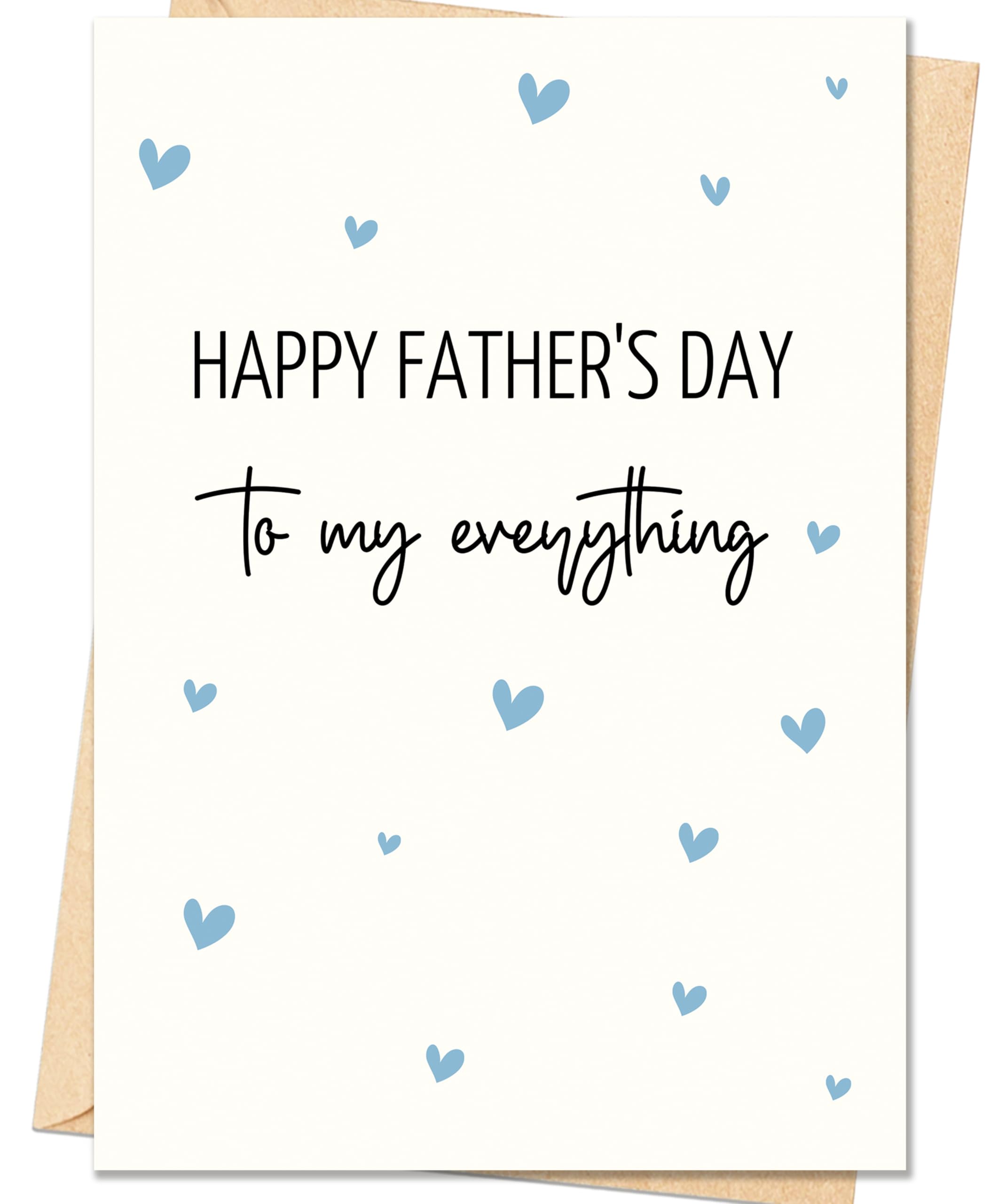 IDU Fathers Day Card, Funny Fathers Day Cards Gifts Decorations for Dad from Daughter, Happy Father's Day Cards Gifts Ideas with Envelope, Cute Humor Like Father Like Daughter Card