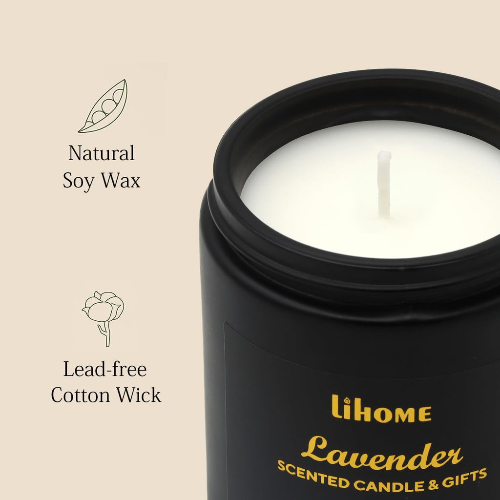 Christmas Candles - Christmas Gifts for Women, Aromatherapy Candle for Home Scented, Natural Soy Wax Vanilla Scented Candles