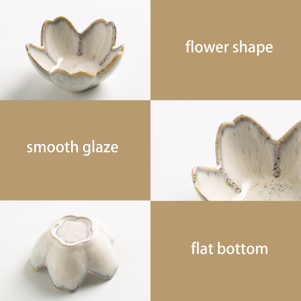 Flower Ring Holder Dish, Ceramic Jewelry Tray Dish, Small Trinket Dish, Jewelry Plate Bowl, Cute Jewlery Ring Holder Dish, Aesthetic Room Decor, Christmas Birthday Gifts for Women, 1 pack (blue)
