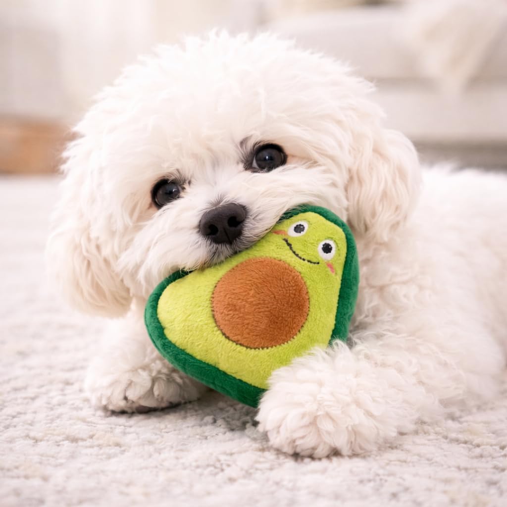 Jalousie 18 Pack Dog Squeaky Toys Cute Stuffed Pet Plush Puppy Chew for Small Medium Pets - Bulk