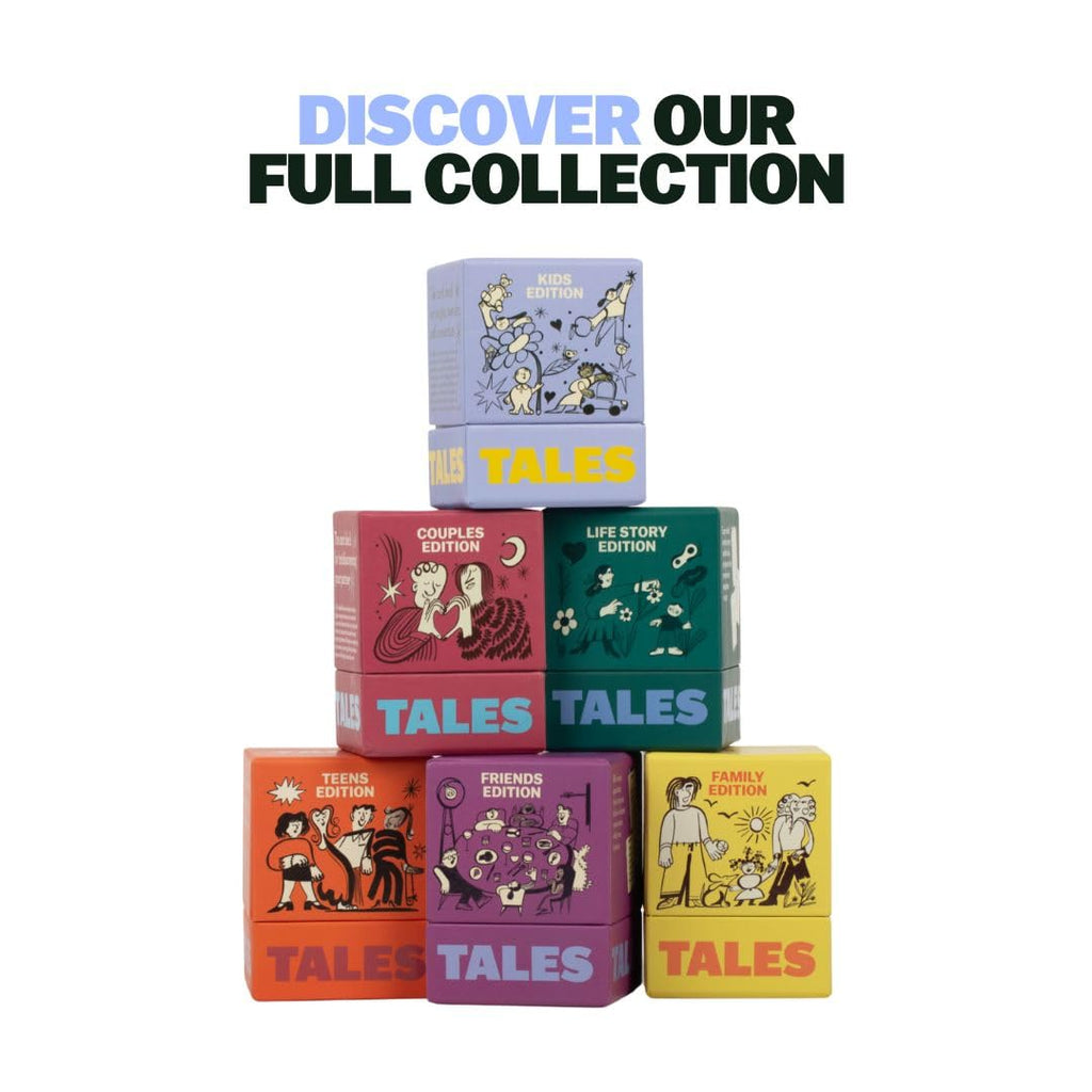 TALES 150 Life Story Interview Kit, Conversation Cards, for Grandparents, Parents, Families, Adults, Game Night, Road Trips, Dinner Table, Getting to Know You (New Edition)