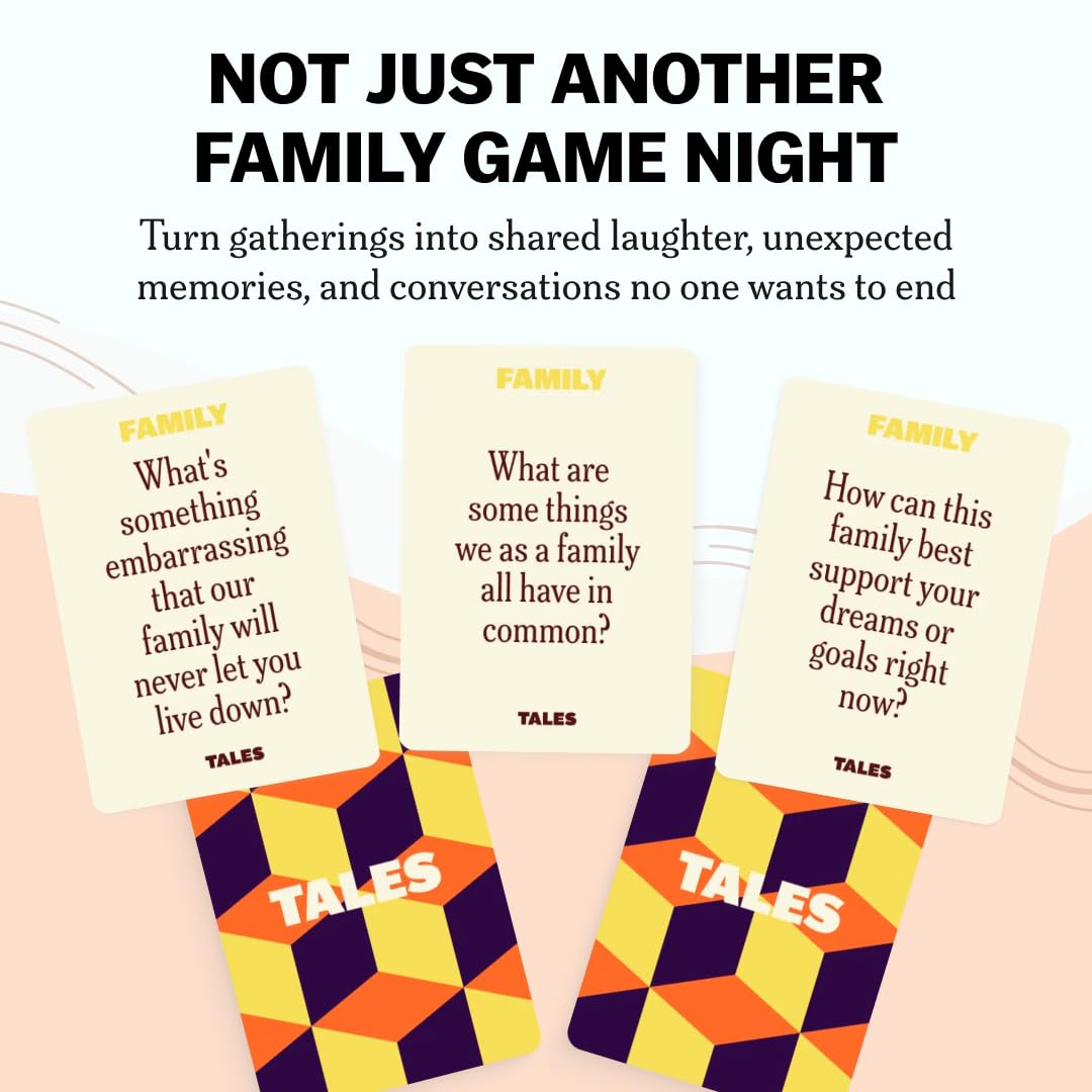 TALES 150 Life Story Interview Kit, Conversation Cards, for Grandparents, Parents, Families, Adults, Game Night, Road Trips, Dinner Table, Getting to Know You (New Edition)