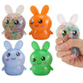 Easter Basket Stuffers,Easter Basket Essentials,4pcs Squishy Easter Bunny Stress Balls for Adults,Easter Stress Relief Fidget Balls,Easter Party Favors Easter Basket Ideas Gifts