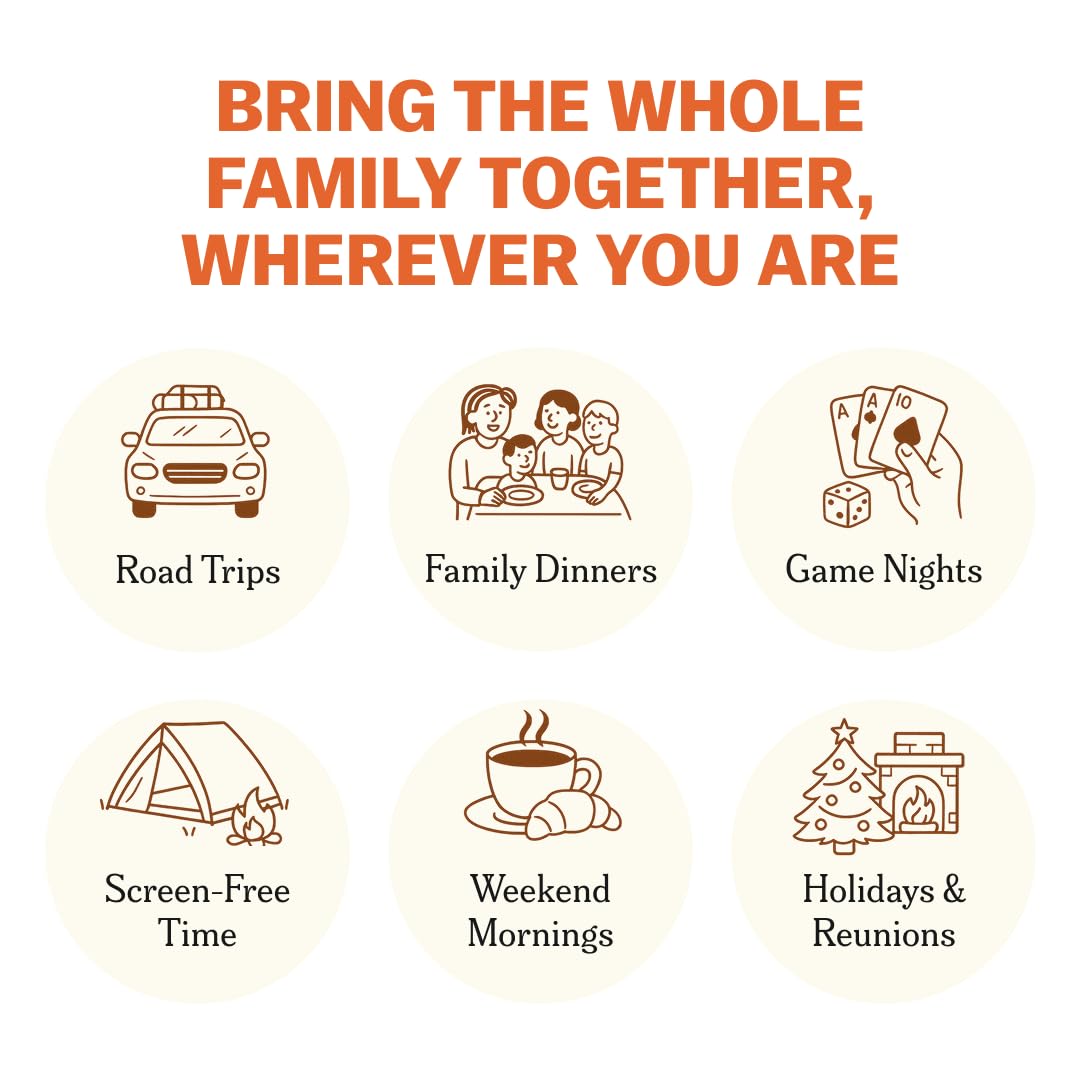 TALES 150 Life Story Interview Kit, Conversation Cards, for Grandparents, Parents, Families, Adults, Game Night, Road Trips, Dinner Table, Getting to Know You (New Edition)