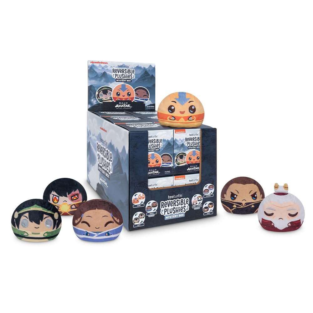 TeeTurtle Spooky Surprise Series Reversible Plushie Mystery Box - 3-Inch Mini Two-Sided Blind Box Plush with Embroidered Details - Cute Collectible Halloween Toy for Kids, Teens, and Adults