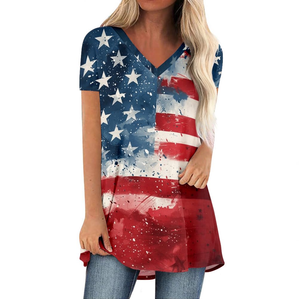 Womens Long Tunics or Tops to Wear with Leggings Short/Long Sleeve Blouses Shirts