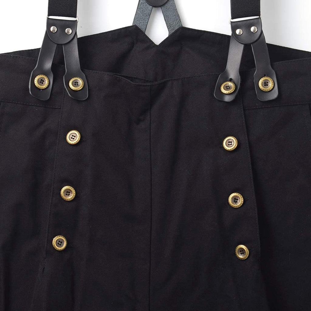 BPURB Mens Victorian Pants Cosplay Costume Steampunk Gothic Pants Trousers