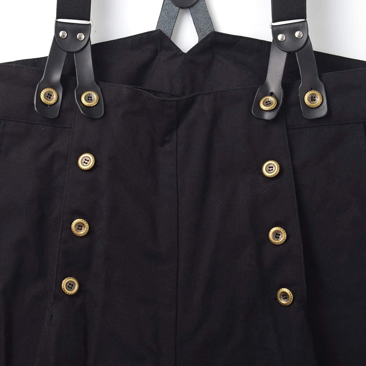 BPURB Mens Victorian Pants Cosplay Costume Steampunk Gothic Pants Trousers