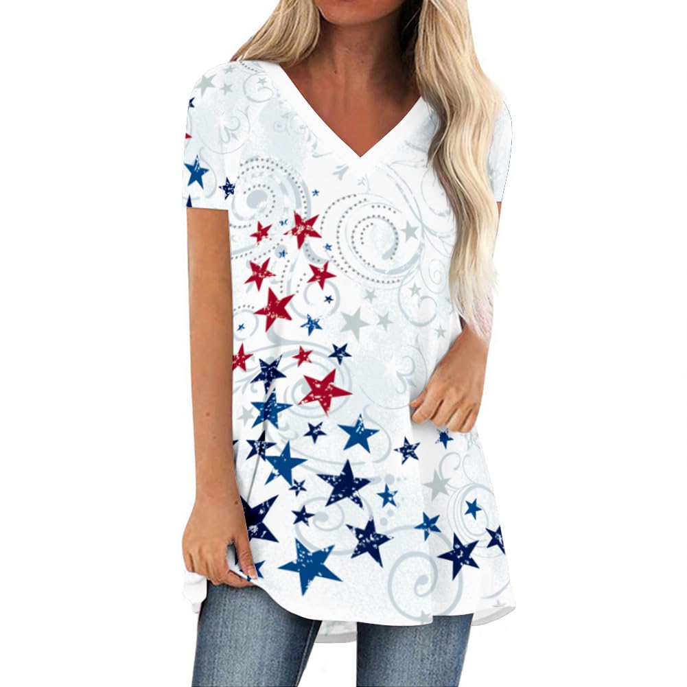 Womens Long Tunics or Tops to Wear with Leggings Short/Long Sleeve Blouses Shirts