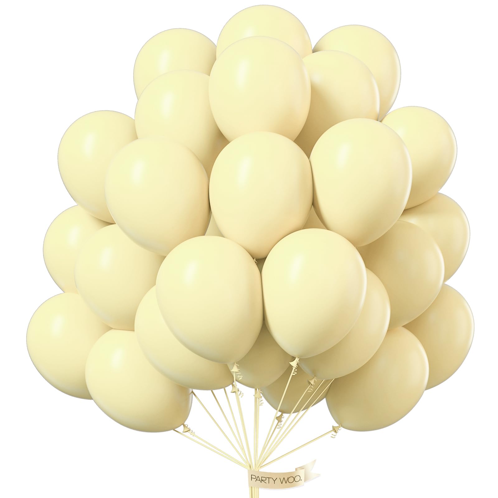 PartyWoo Gold Balloons 100pcs 12 Inch Gold Latex Helium Balloons for Birthday Wedding Anniversary Baby Shower Graduation Bachelorette Retirement Engagement Tea Casino Disco Party Decorations Gold-G101