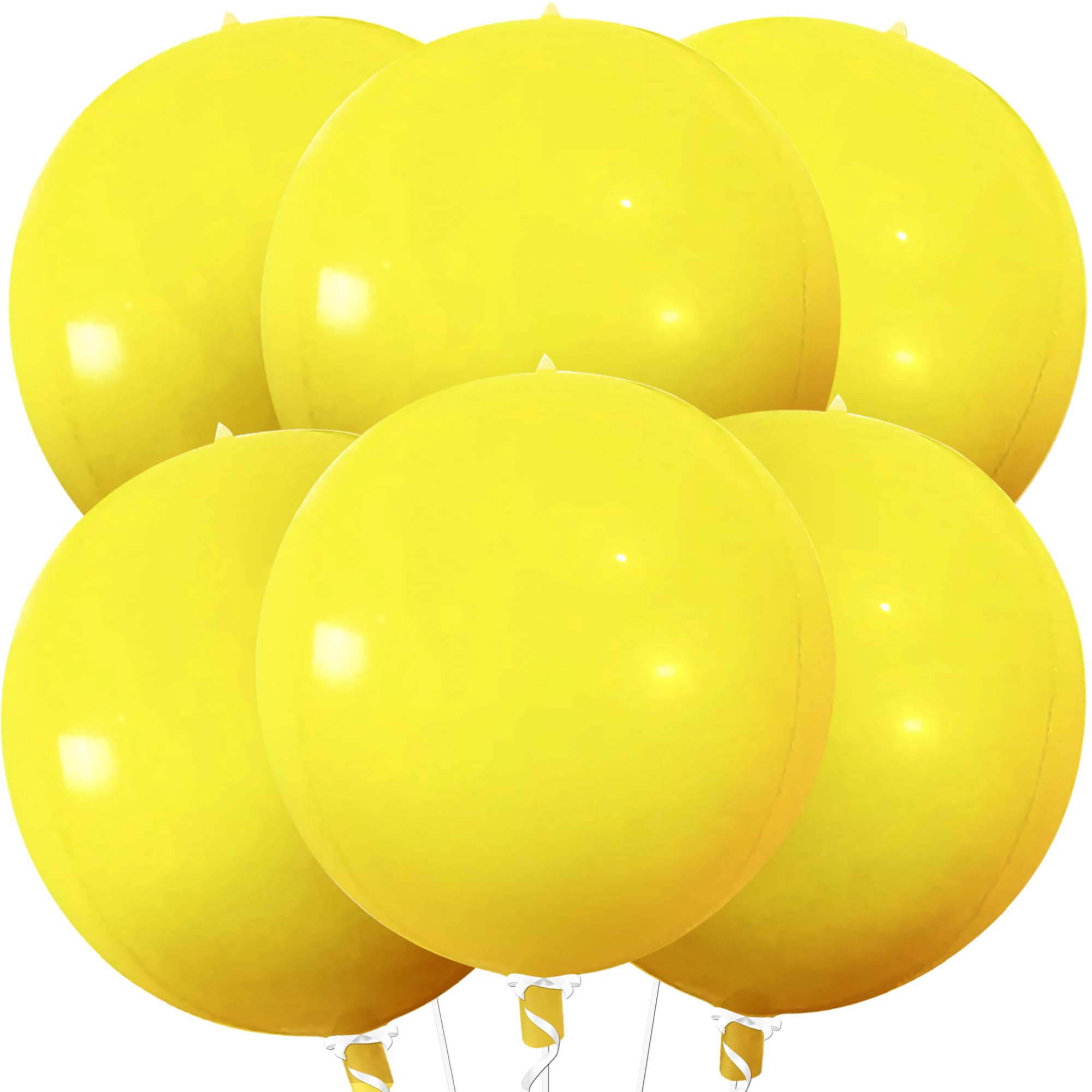KatchOn, Big Silver Disco Ball Balloons - 22 Inch, Pack of 6 | Disco Party Decorations, 4D Sphere Disco Balloons for 70s Theme Party Decor, Bachelorette Party Decorations | Graduation Decorations 2026