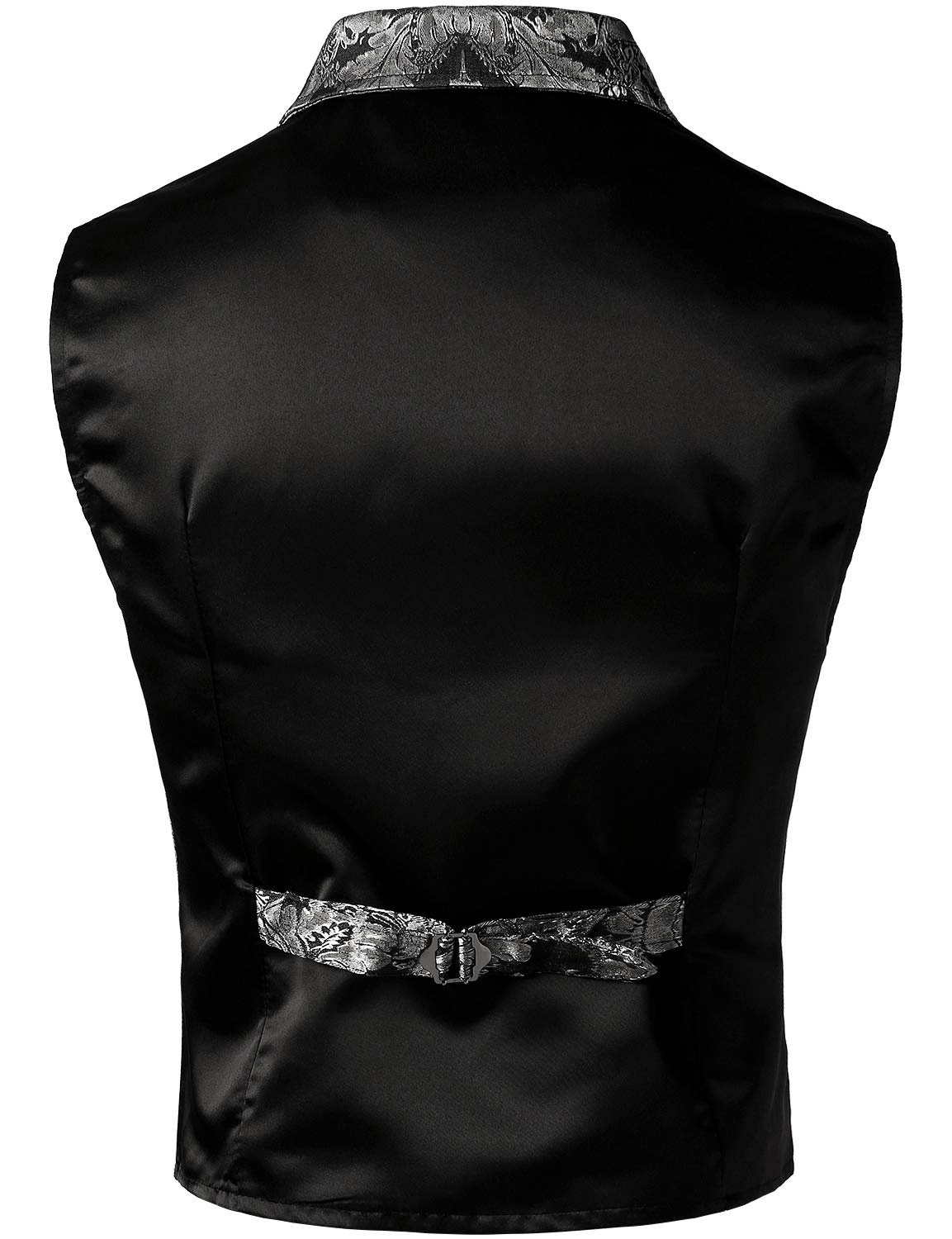 VATPAVE Mens Victorian Suit Vest Steampunk Gothic Waistcoat