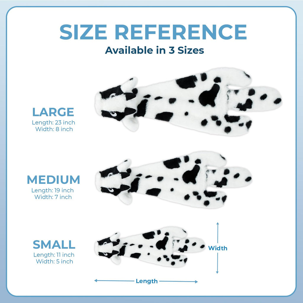 Best Pet Supplies Squeaky Dog Toys with Soft Durable Fabric for Small, Medium and Large Pets Interactive Toy for Indoor Play, Supports Active Biting and Play - 4 Figures, Small