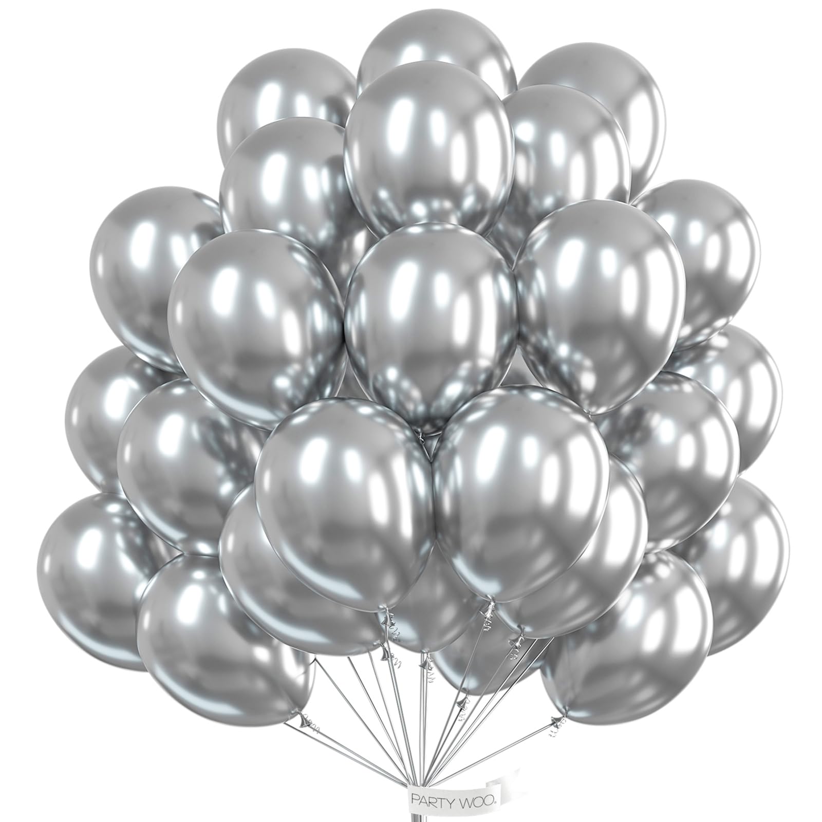 PartyWoo Metallic Green Balloons 50pcs 12 Inch Metallic Apple Green Latex Helium Balloons for Graduation Spring Forest Summer Wedding Engagement Baby Shower Birthday Party Decorations Green-G121