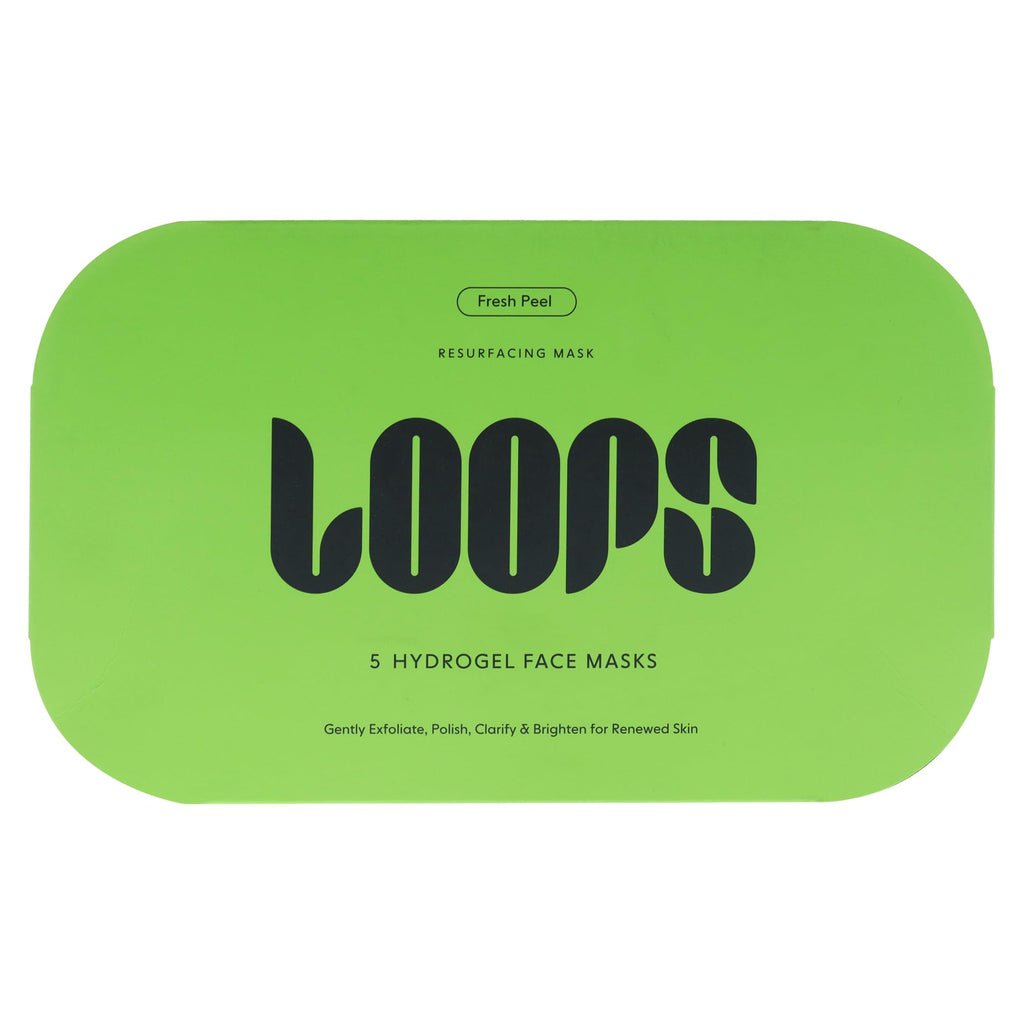 LOOPS DOUBLE TAKE - Glow Korean Hydrogel Face Masks - Calms and Soothes Skin - Refine Pores and Smooth for a Flawless Face - Hydrating Skin Mask Face Mask Leaves You Refreshed and Loumonus 5pc