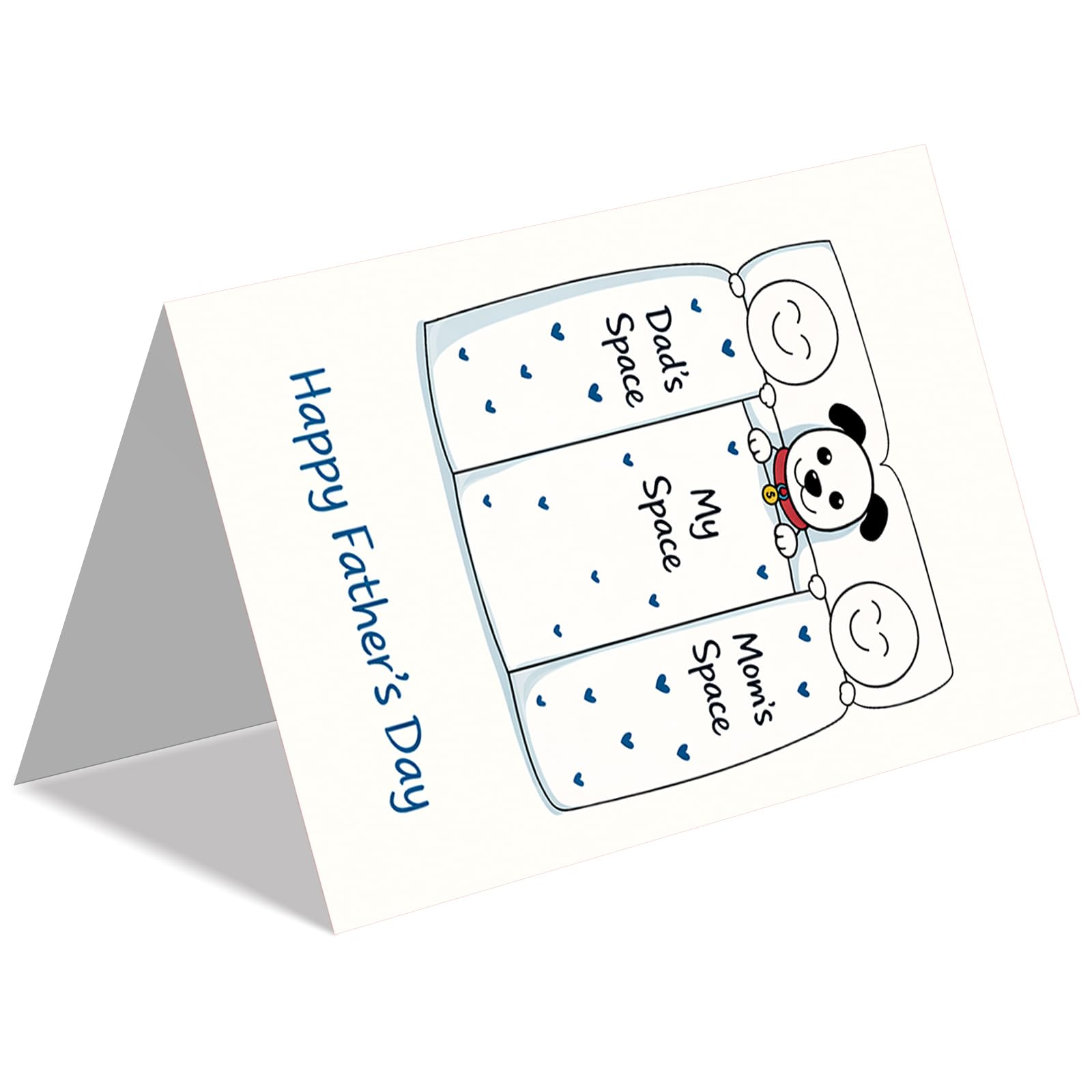 IDU Fathers Day Card, Funny Fathers Day Cards Gifts Decorations for Dad from Daughter, Happy Father's Day Cards Gifts Ideas with Envelope, Cute Humor Like Father Like Daughter Card