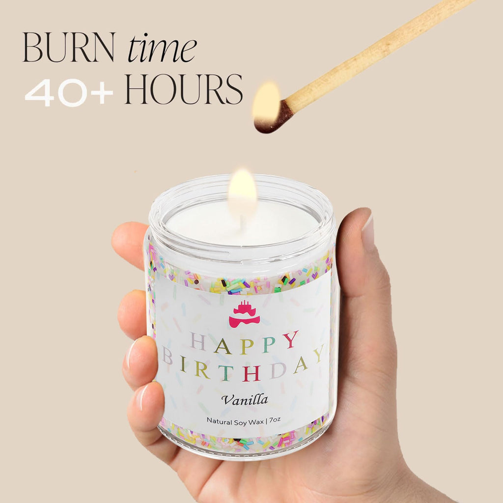 Christmas Candles - Christmas Gifts for Women, Aromatherapy Candle for Home Scented, Natural Soy Wax Vanilla Scented Candles